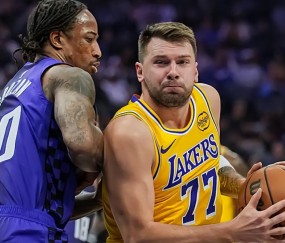 乐鱼-詹姆斯22+4+3，卢卡42+7+8湖人三连败，威少恩怨局22+5+7